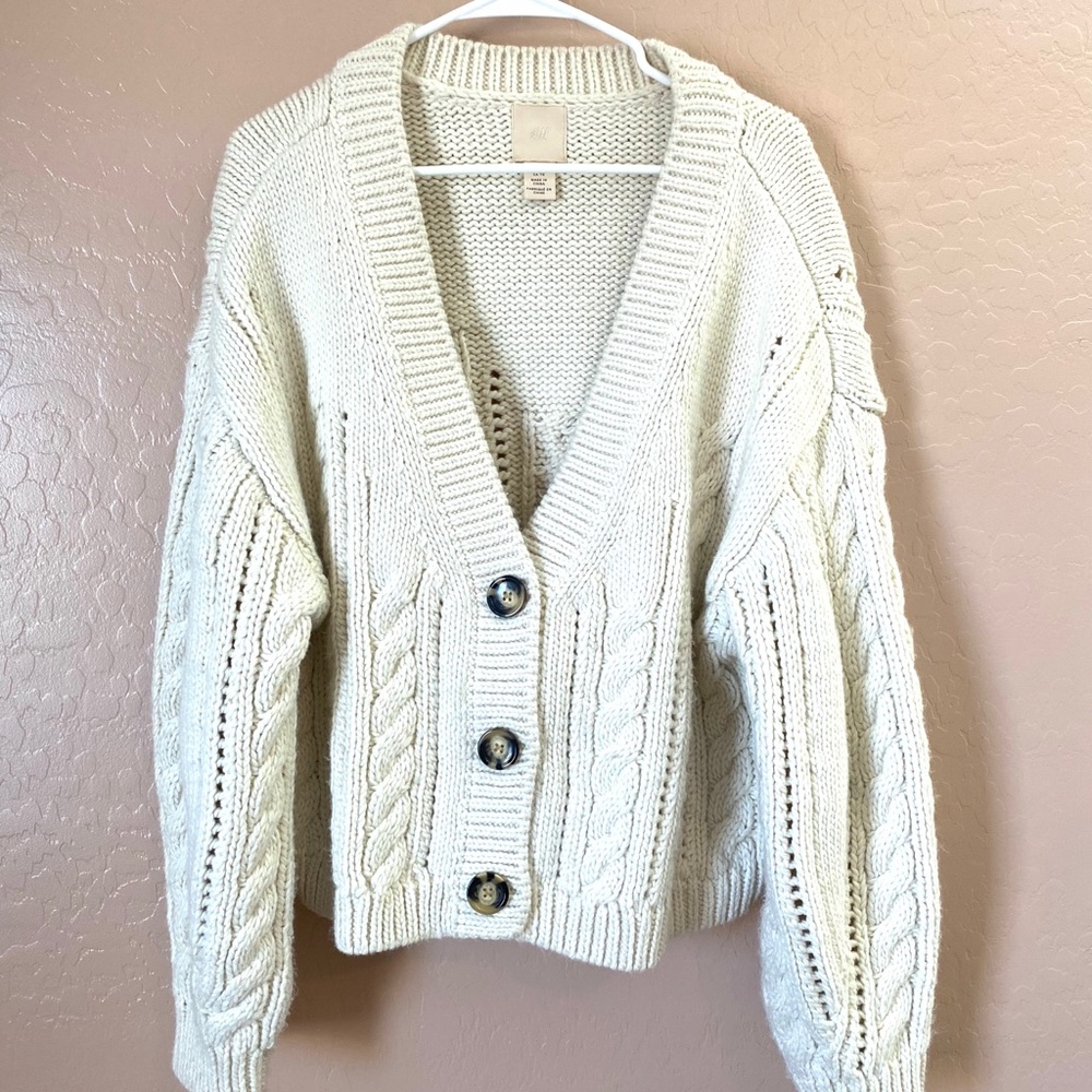 Chunky Cream H&M Cardigan